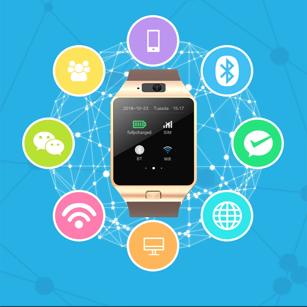 Smart Watch With Camera GPS Navigation Weather Forecast Mobile Translation Wisdom Travel SIM Card QW09S Smart Watch Phone