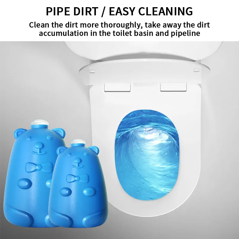 Синие пузыри очиститель для унитаза волшебный автоматический натуральные