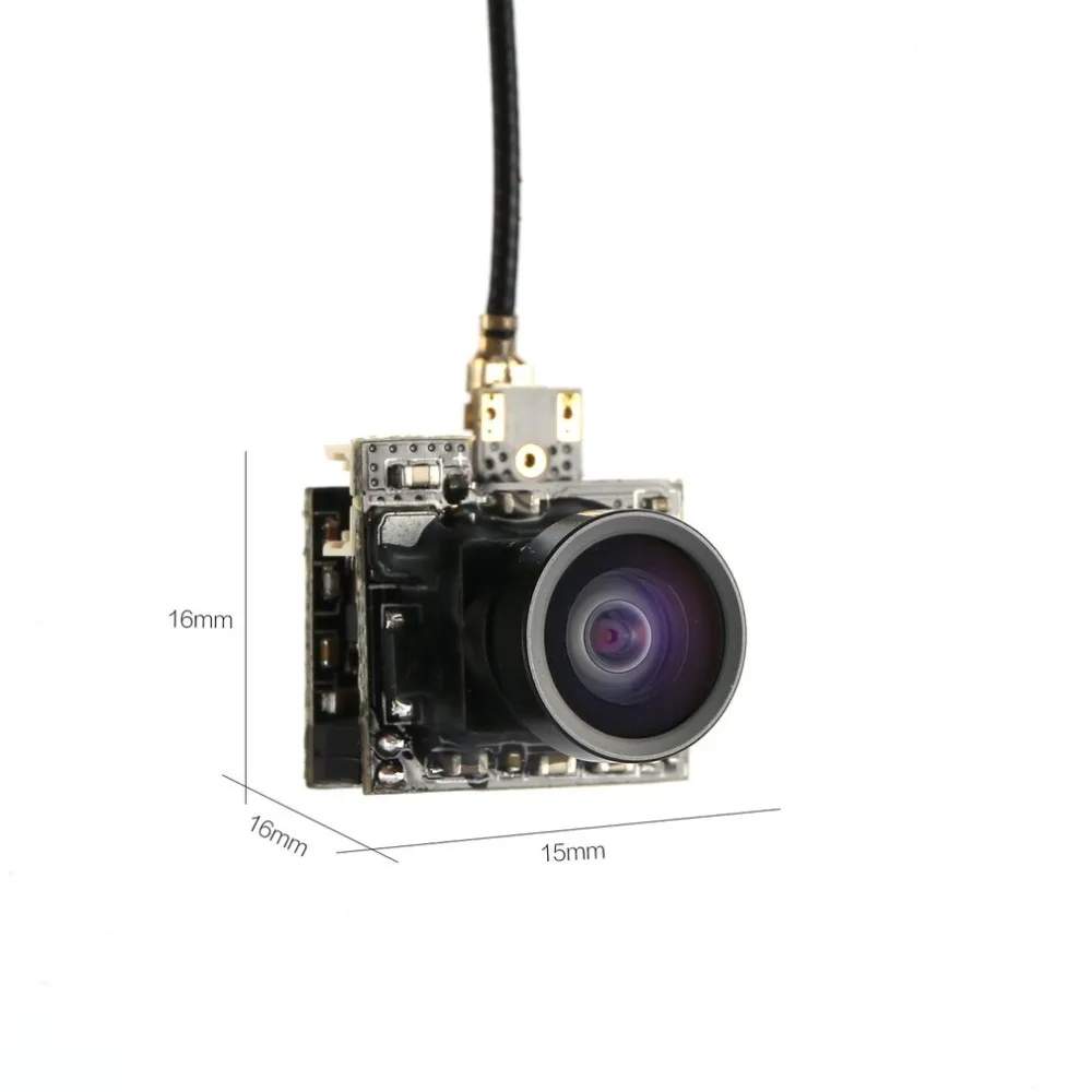 LST-S2+ AIO 800TVL CMOS Мини FPV камера RC части игрушки аксессуары с OSD 5,8G 40CH 25mW штыревая антенна для радиоуправляемого гоночного дрона