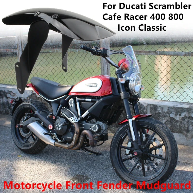 Motorcycle Front Fender Mudguard Cover Red Splash Guard Mud Flap Protector For Ducati Scrambler Cafe Racer 400 800 Icon Classic Full Fairing Kits Aliexpress