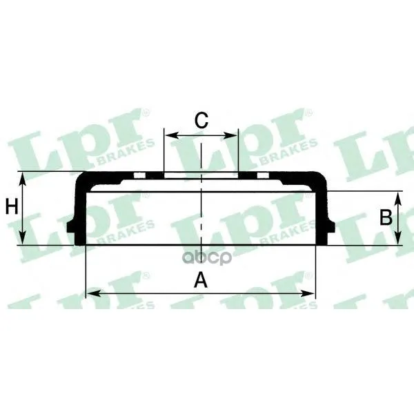 Барабан Тормозной Suzuki Vitara 88-98 Lpr 7d0516 Lpr арт. 7D0516