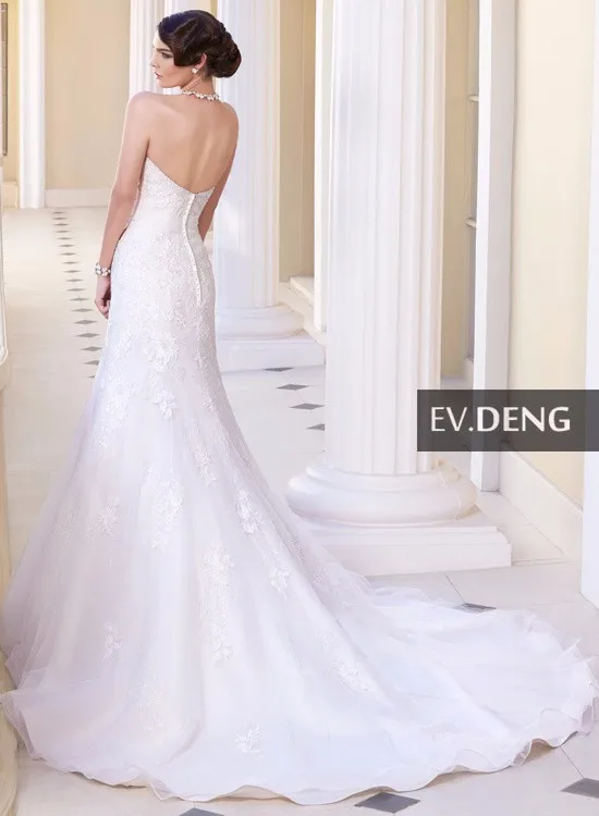 Robe de mariage/кружевное платье с аппликацией из бисера; Casamento vestido de noiva; милое платье русалки; популярное свадебное платье; платья для матери невесты