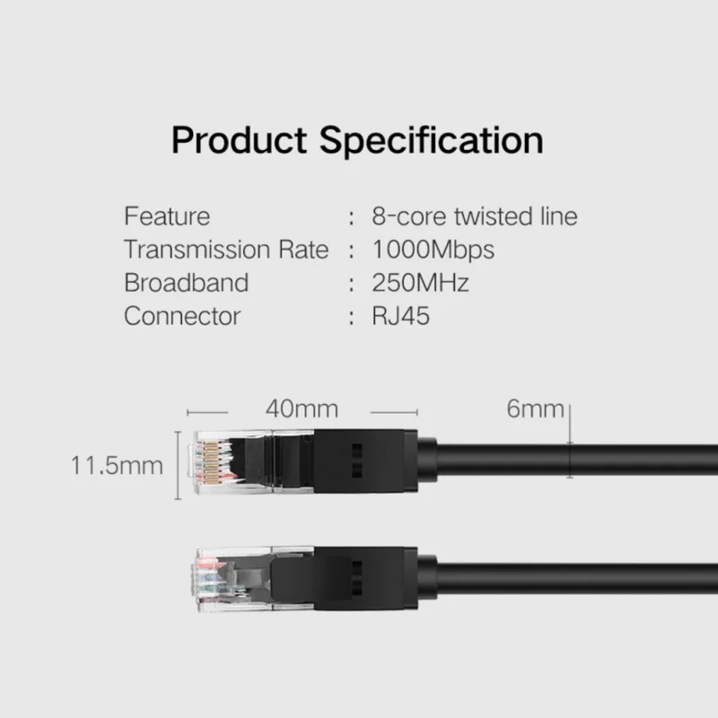 1 м 30 м Cat6 Gigabit Ethernet кабель RJ45 сети LA карты памяти