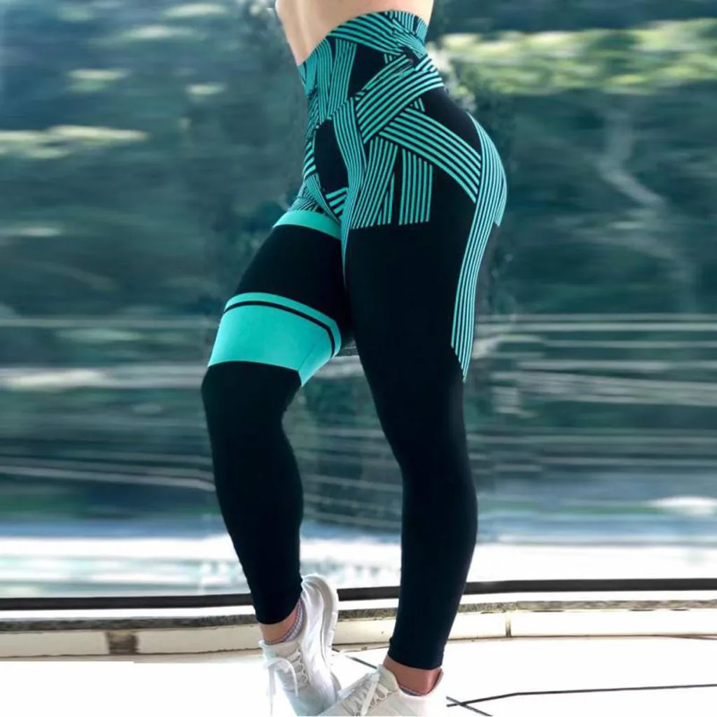 Женские фитнес спортивные тренировки уличная узкие спортивные штаны эластичные леггинсы для фитнеса брюки для женщин плюс размер d