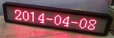 

LED Dot-matrix Table Screen, Desktop Screen, Conference Screen, 6-character Brightness, Selected after Power Off to Save