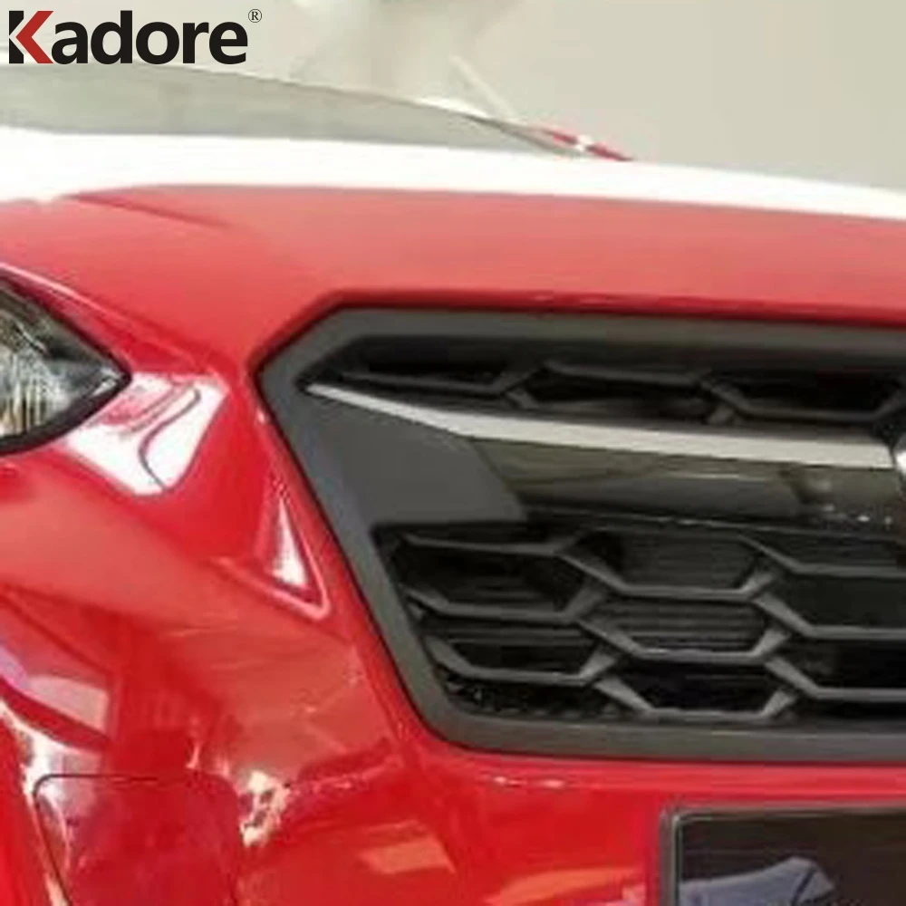 Для Subaru XV Crosstrek SUV 2018 2020 ABS хром верхняя Передняя решетка гриль крышка отделка