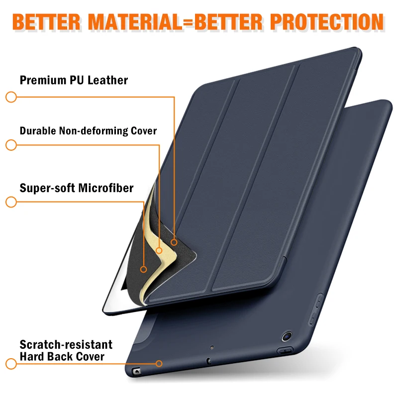 Smart Cover para Ipad Ipad 10.2 7th 8th Ipad 9.7 6th Air 10.9 Air Air Pro 11 10.9 Mini 2023 - Imagem 4