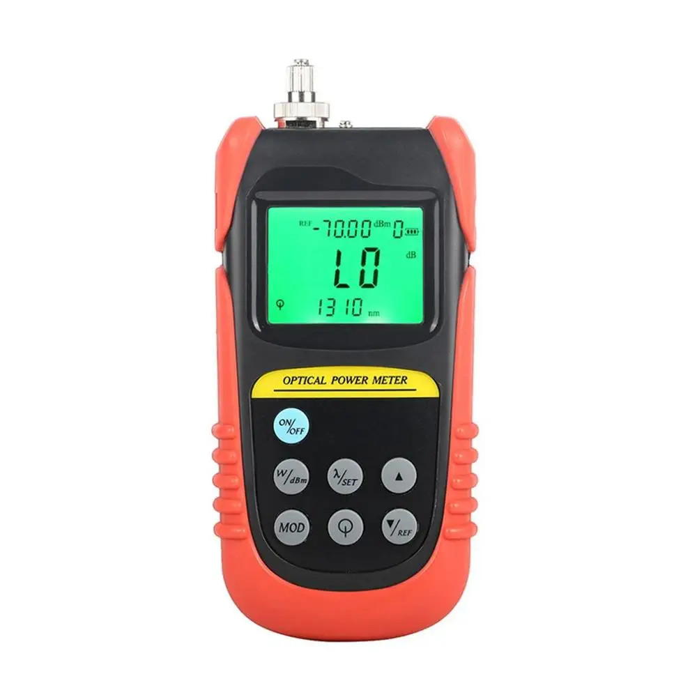 

AUA-706R Optical Power Meter Fiber Optic Light Decay Tester Light Multimeter with SC / FC Connector Light Source