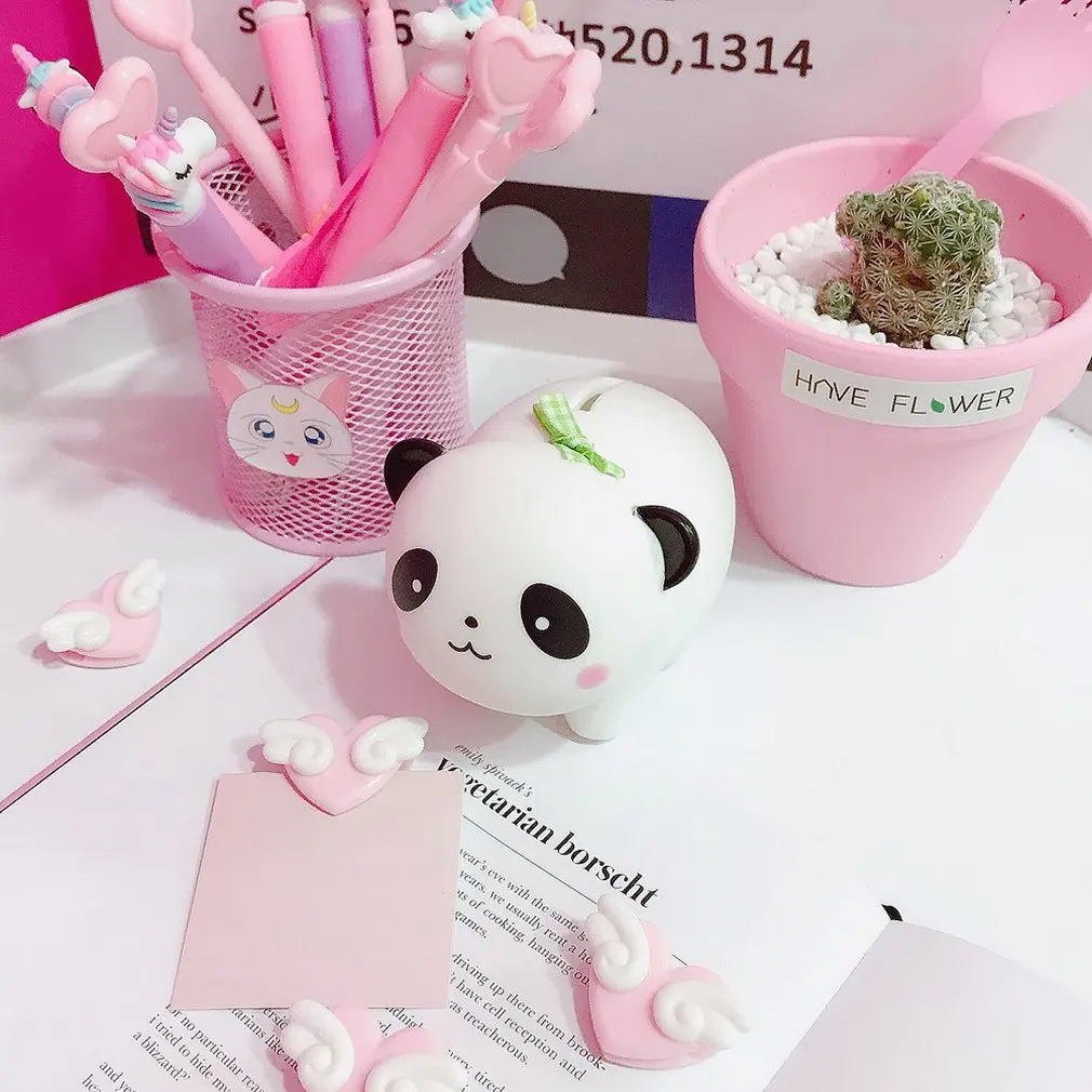 1pcs Cute piggy bank large capacity decorative shatter-resistant coin box craft Kids gift piggy bank Photo props doll room Toy