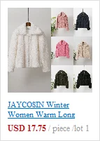 JAYCOSIN Fashion Faux Fur Coat Women Fluffy Female Outerwear Autumn Winter Coat Jacket Loose Overcoat Multicolor 1104