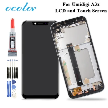 

For Umidigi A3x LCD Display And Touch Screen Digitizer Assembly Replacement For Umidigi A3x LCD Screen With Tools +Adhesive