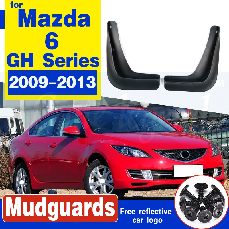 HLDC For Mazda 6 GH Series 2Pc Front L/R Car Mud Flaps Mudflaps Splash Guards Mud Flap Mudguards Fender 2009 2010 2011 2012 2013 Accessories