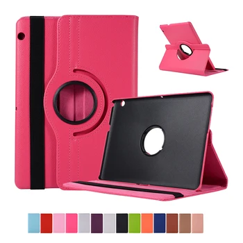 

360 Degree Rotating Case For Huawei MediaPad T3 10 9.6 inch AGS-W09/L09/L03 PU Leather Stand Tablet Cover