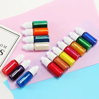 

10mlx24 color pearl color fine crystal glue / DIY handmade materials / art supplies / DIY pigment