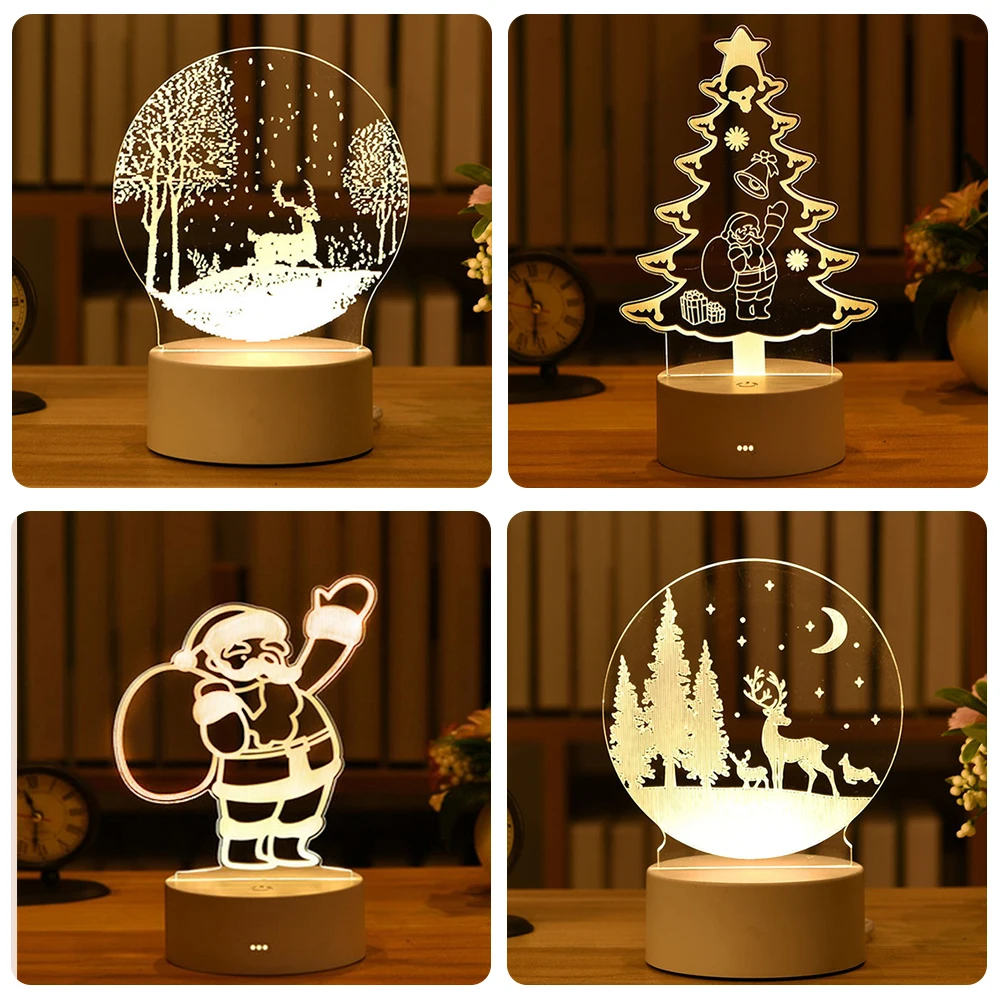 Kid Light Night 3D LED Creative Table Bedside Lamp Romantic Heart Bear Kids Gril Home Decoration Gift Box | Дом и сад
