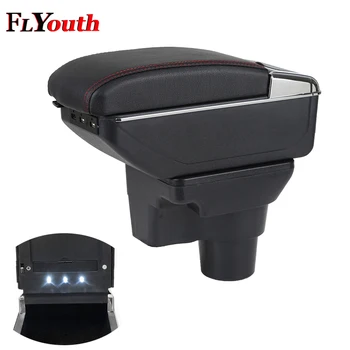 

Armrest Box For KIA Rio 4 Rio X-line 2017 2018 Arm Rest Rotatable Centre Console Storage Box USB Charging Car Styling