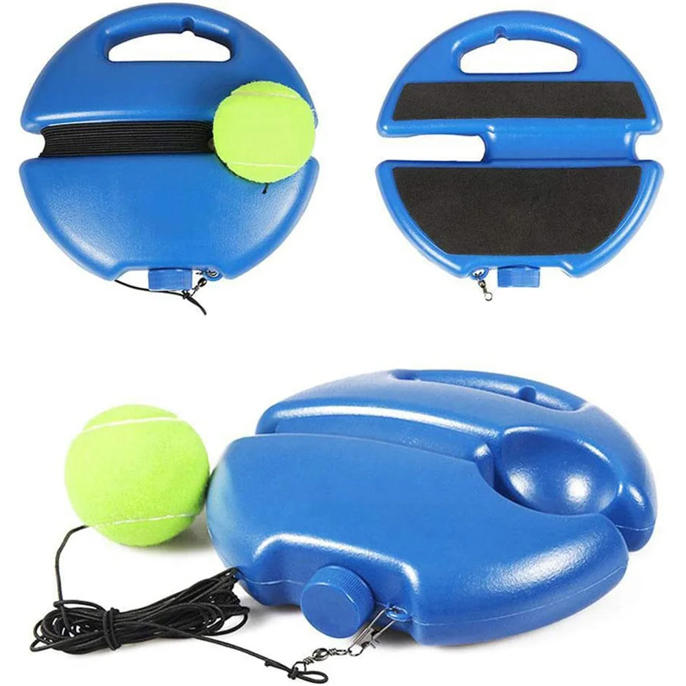 Tennis Training Aids Tool With Elastic Rope Ball Practice Self-Duty Rebound Tennis Trainer Partner Sparring Practice Training ► Photo 3/5