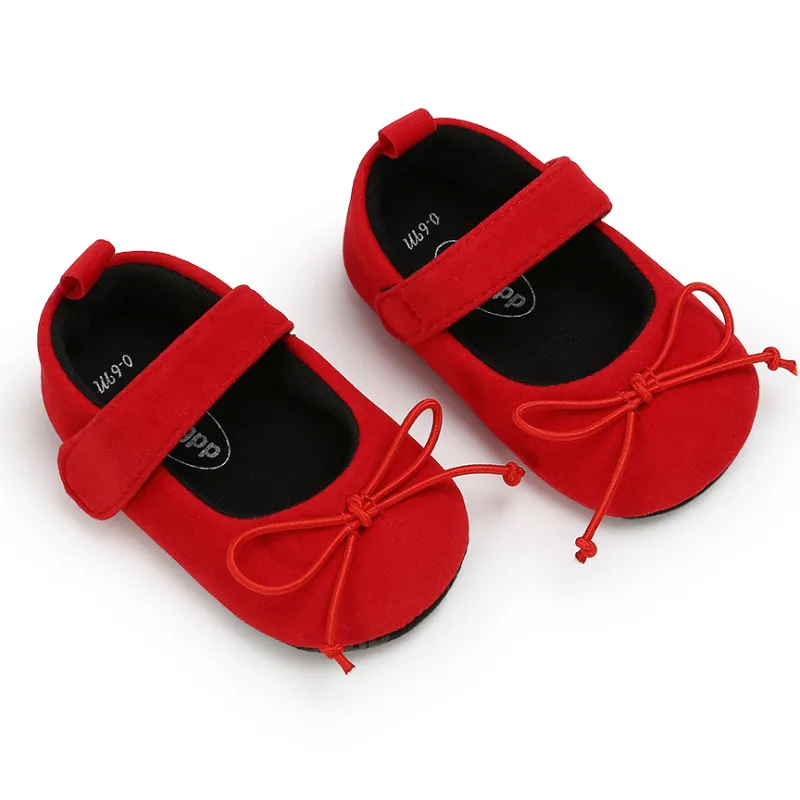 Обувь emmababy; Детские кроссовки с мягкой подошвой для малышей 0-18 м; Милая модная нескользящая обувь с бантом для новорожденных девочек