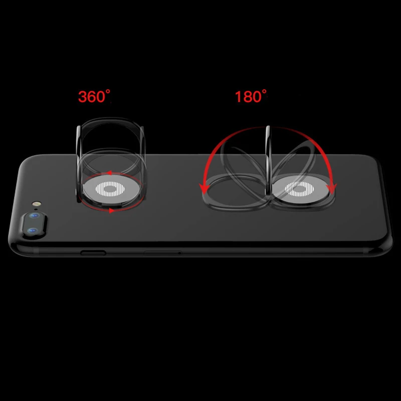 Общая Подставка-кольцо под Пальцы для телефона для samsung Xiaomi iPhone11 X Xs 7 8plus смартфон Настольный кронштейн Гибкая подставка 360 градусов