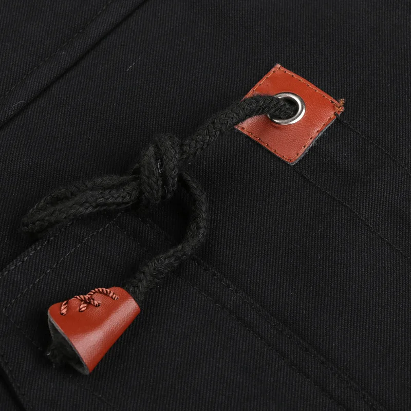 Зимняя новая стильная AliExpress куртка средней длины с капюшоном, бархатная куртка, униформа для мужчин