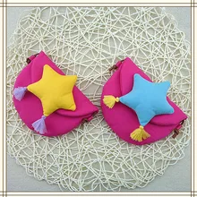 10 шт., миниатюрная монетная сумка в Корейском стиле для маленьких девочек, Милый хлопковый маленький нулевой кошелек, сумка Kawaii, детские сумки через плечо с бахромой, подарок