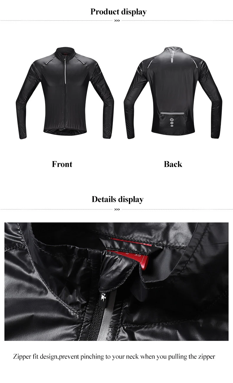 Santic UDF50+ Cycling Jacket Long Sleeve Windproof MTB Road Bike Jacket Waterproof Breathable Sport Windcoat Bicycle Jacket
