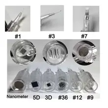 Электрическая Дерма ручка Титан 12/9 иглы 1/3/7/9/12/36/нано контактный MYM картридж для авто Дерма ручка Dr. ручка игла винтовой наконечник