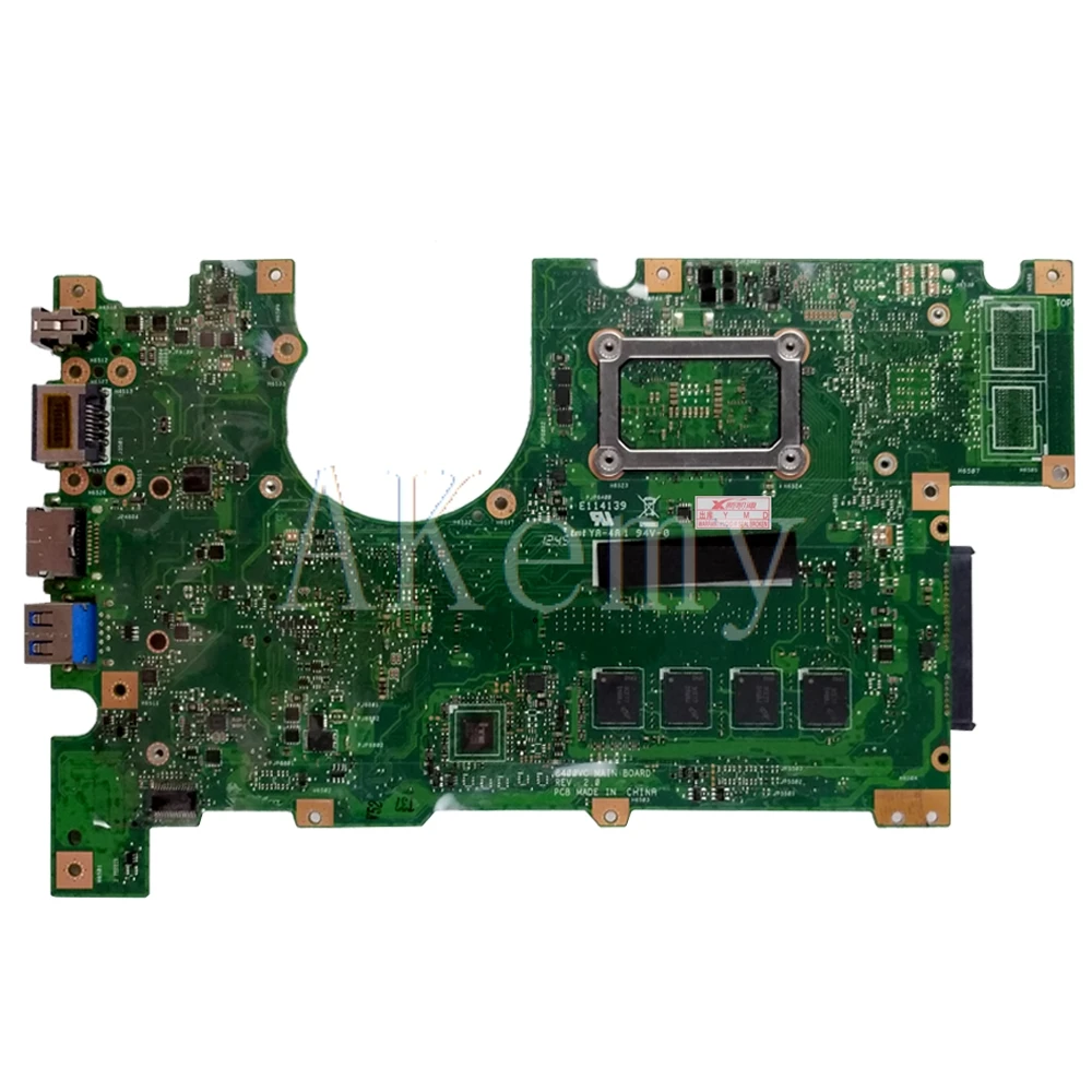 For Asus Motherboard B400a B400V B400VC REV2.1 Mainboard SR0N8 i5-3317U Processor 4G Memory