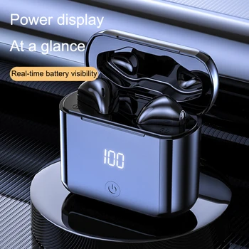 

A16C Earphones TWS HIFI Sound Stereo Wireless headset Bluetooth LED display Video Game music For Xiaomi Samsung Huawei iPhone