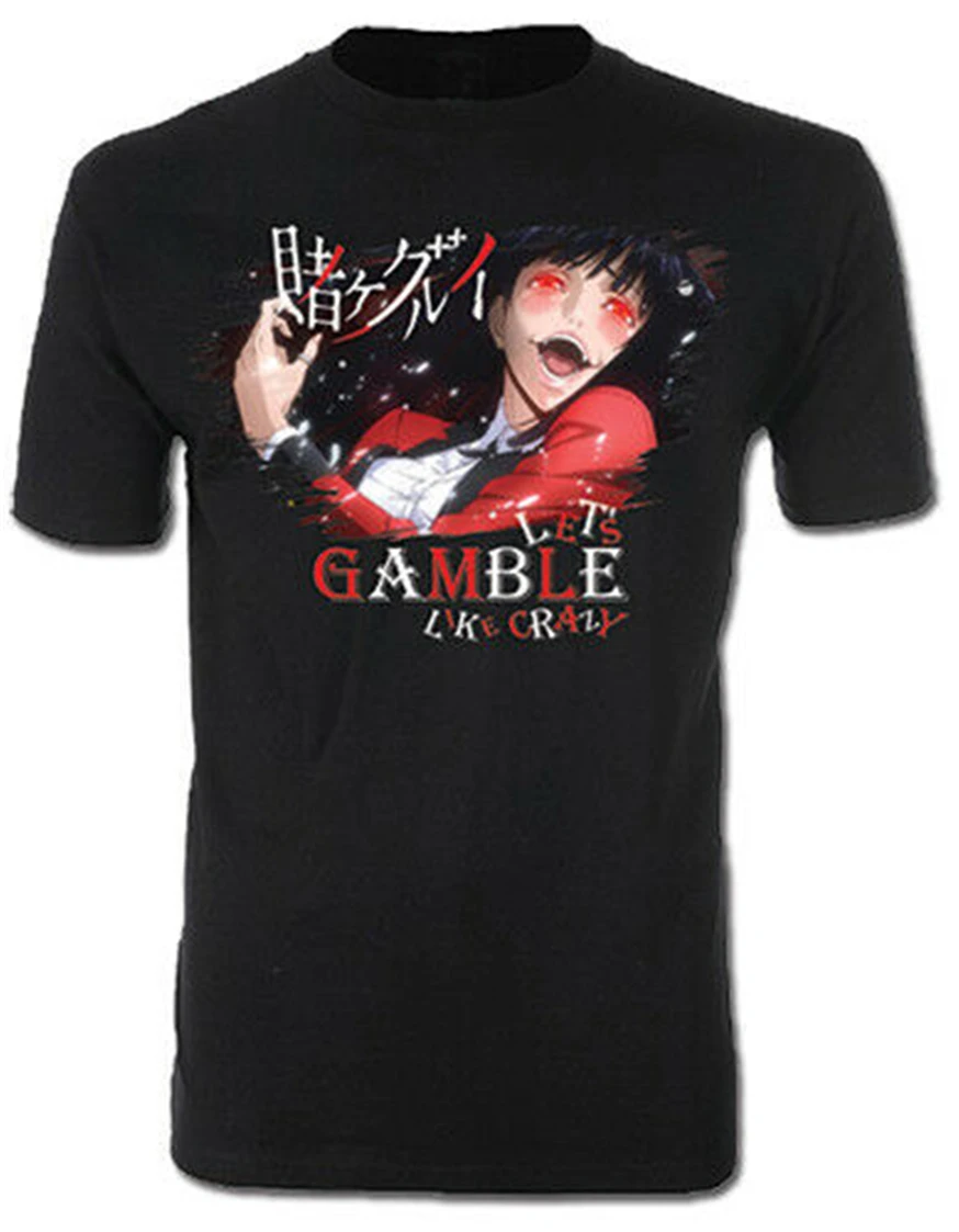 Legit Kakegurui Gambler Excited Yumeko Jabami Оригинальная футболка с аниме #25345 больше размеров и