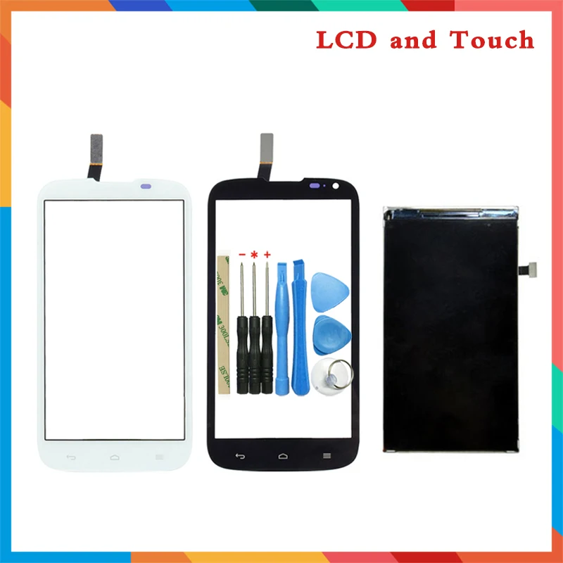 

high quality 5.0'' For Huawei Ascend G610 Lcd Display Screen + Touch Screen Digitizer Sensor + Tools Free Shipping