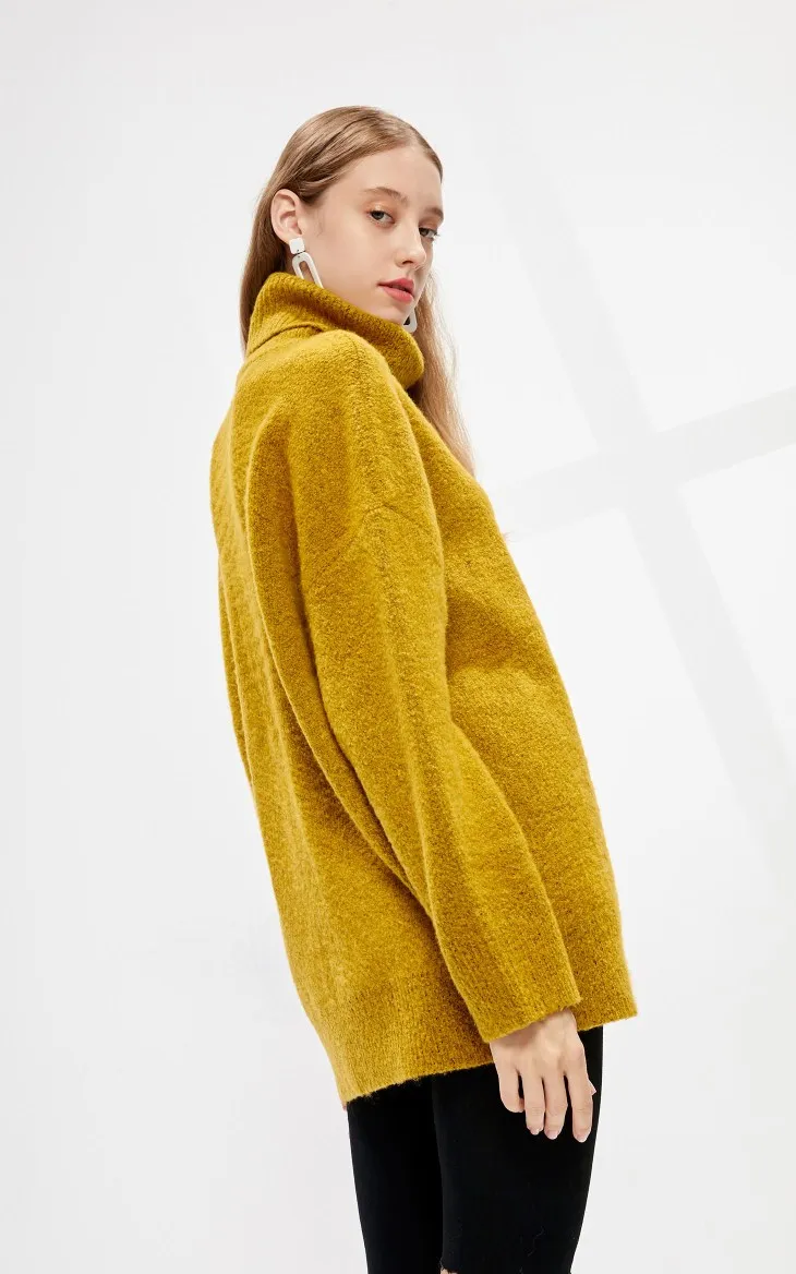 Vero Moda свободный свитер с леопардовым принтом и высоким воротником | 319313573