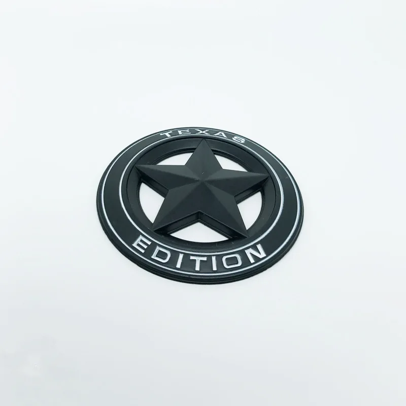 3D значок эмблема «Texas Edition» звезда TRAIL RATED 4X4 эмблема Limited металлические наклейки для автомобиля для Jeep Cherokee Wrangler Grand стайлинга автомобилей - Название цвета: Белый