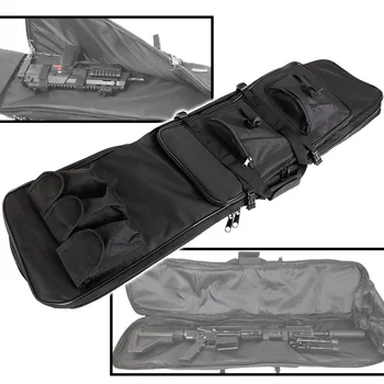 

100cm 120cm Airsoft Tactical Gun Case Rifle Bag Holster Military Backpack Sniper Outdoor Paintball Shooting Hunting Fishing Bags