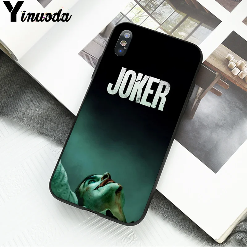 Yinuoda joker 2019 дизайнерский чехол для телефона Apple iPhone 8 7 6 6S Plus X XS MAX 5 5S SE XR
