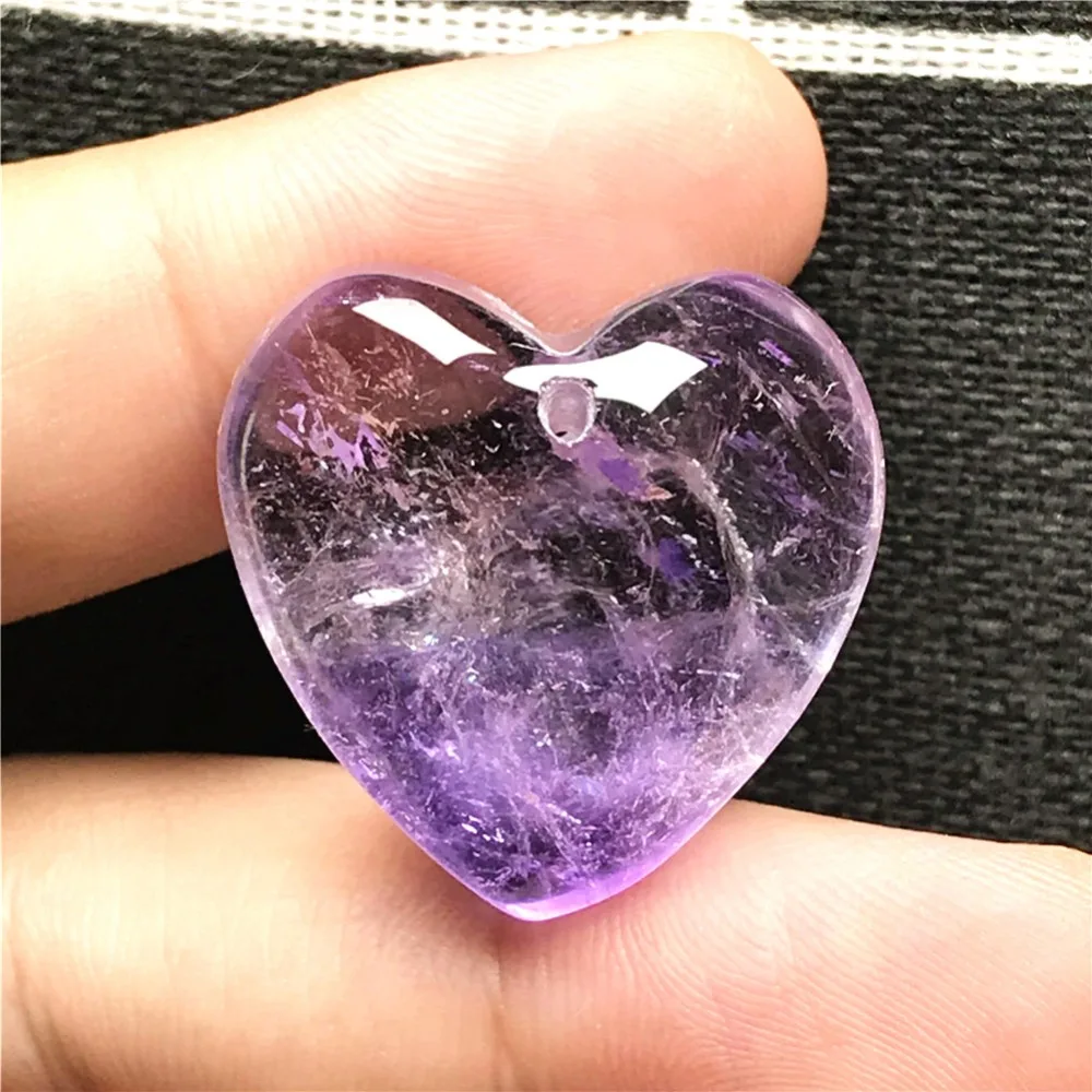 Heart Amethyst Pendant (75)