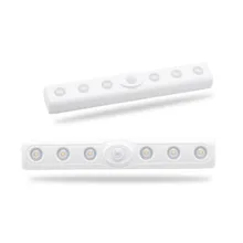 6 светодиодный s PIR Светодиодный светильник с датчиком движения, шкаф, шкаф, кровать, светодиодный светильник для шкафа, ночной Светильник для шкафа, лестницы для кухни