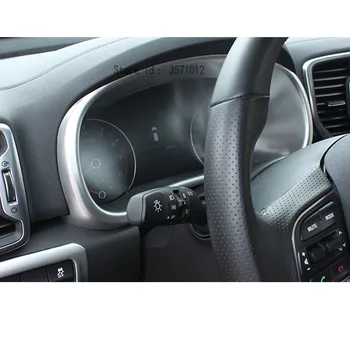 

For Kia Sportage KX5 2016 2017 2018 Car Garnish Detector Trim ABS Styling Dashboard Meter Instrument Panel Gauge Frame