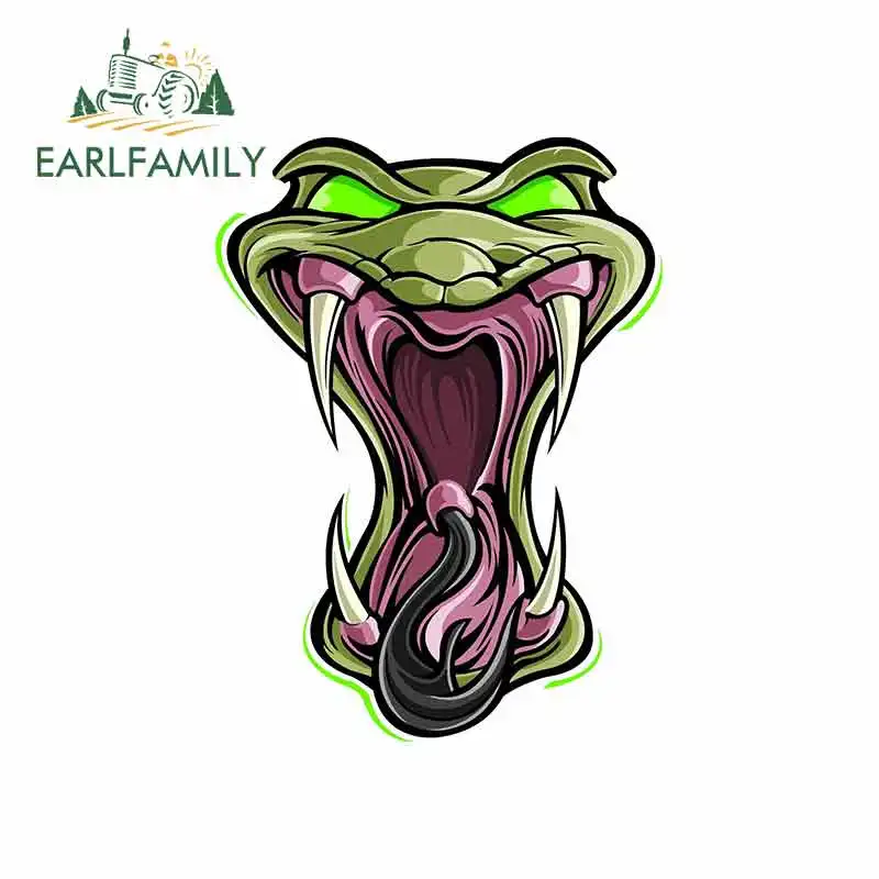 EARLFAMILY 13 см x 9 6 Мультяшные виниловые наклейки на машину JDM бампер багажник