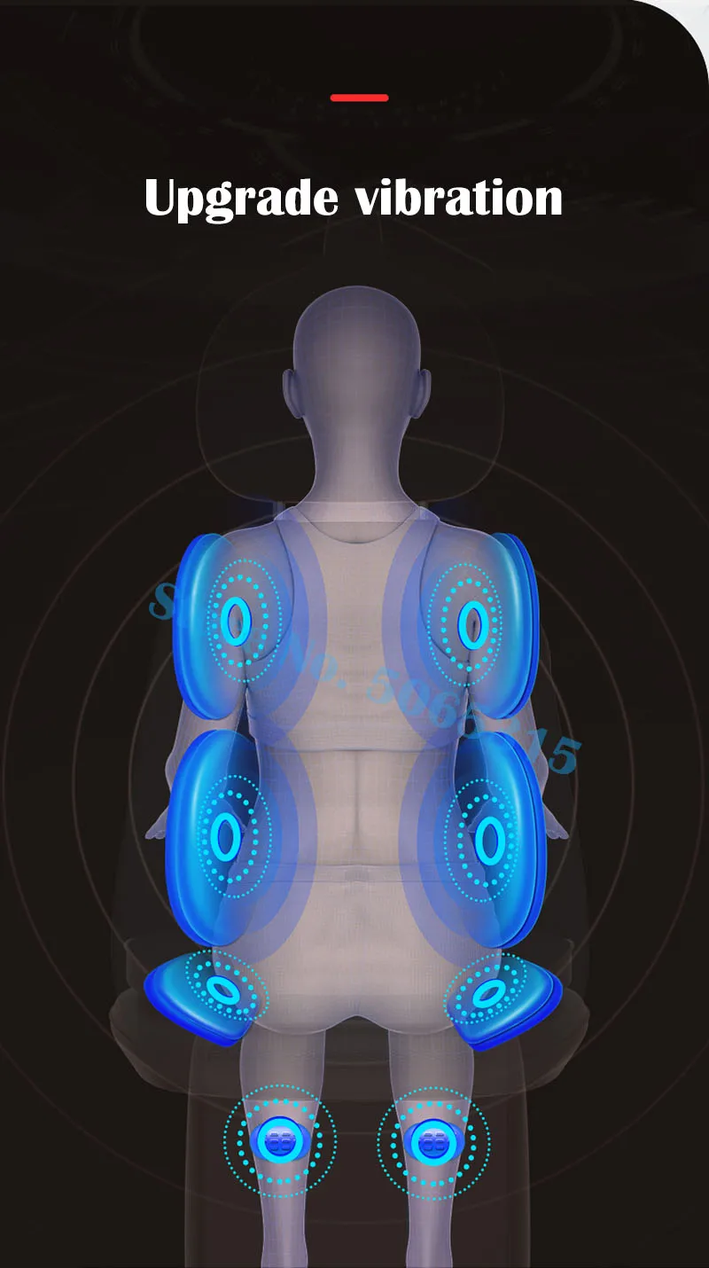 Электрический массажный стул для всего тела, Массажная подушка для шеи и спины, массажная подушка с подогревом и вибрацией, массажная подушка в подарок для жены и родителей, 220 В