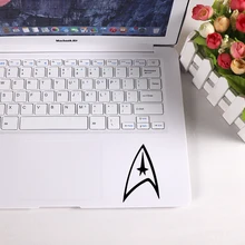 Наклейка для ноутбука с логотипом Star Trek художественная виниловая наклейка черная наклейка для ноутбука s для Macbook Air украшение для кожи ноутбука