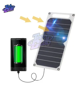

USB Solar Panel Solar Charger Portable Monocrystalline Silicon Solar Battery Charging Board For Phone Hiking Camping Outdoors