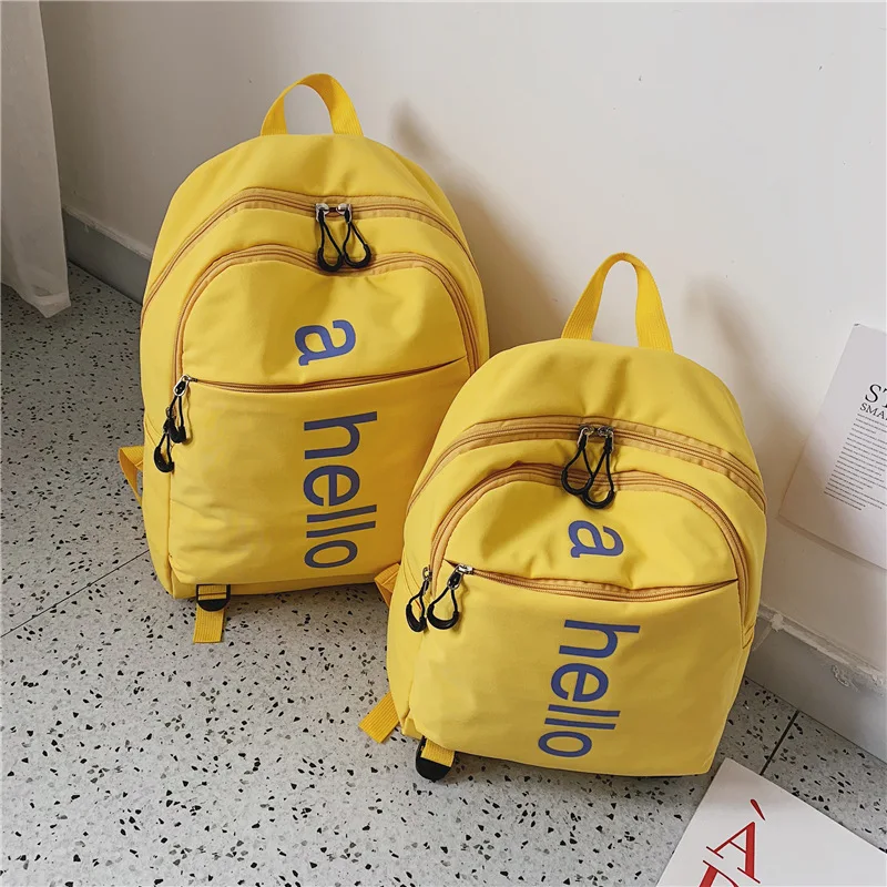 

Children Young STUDENT'S Kindergarten Schoolbag 2019 New Style Korean-style Large-Volume Nylon Parent And Child Backpack Fashion