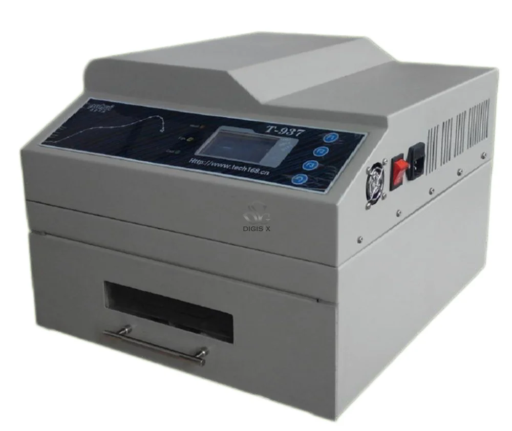 T-937 настольная печь Leadfree Relow инфракрасный IC НАГРЕВАТЕЛЬ T937 паяльная BGA SMD SMT