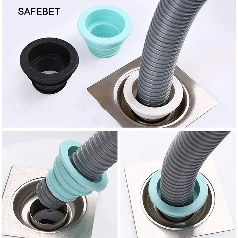 

Drain pipe seal plug control Deodorant Anti-odor Silicone Pool Floor Washing Machine Sealing for Bathroom Kitchen Cleaning Tools