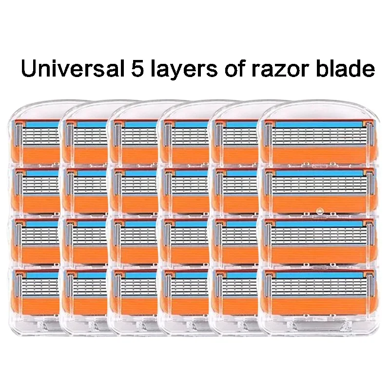 Мужская Ручная бритва бритвенный станок для Gillette бритвенные лезвия 5-слойные