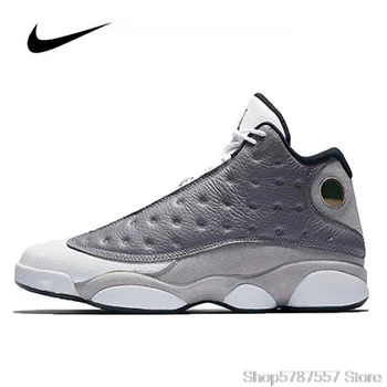 

Jordan Basketball Shoes Original Nike Air Jordan 13 Retro Atmosphere Grey Mens Shoes High-top Sneakers Women Sports Shoes Boots