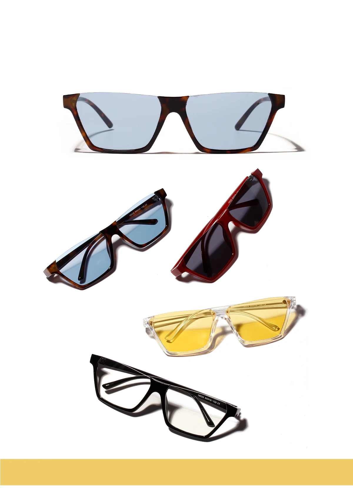China Custom Fashion Women Casual Small Triangle Cat Eye Sunglasses