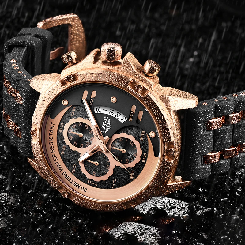 2020 Men Watches LIGE Top Brand Luxury Luminous Display Waterproof Watches Sport Chronograph Quartz WristWatch Relogio Masculino 2020 Men Watches LIGE Top Brand Luxury Luminous Display Waterproof Watches Sport Chronograph Quartz WristWatch Relogio Masculino