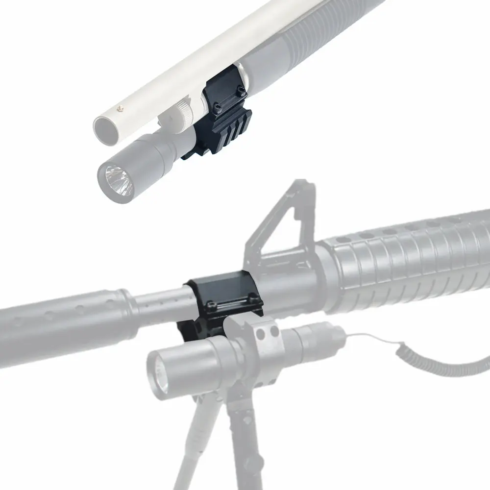 Охота Tri-rail баррель крепление рельсовая планка Пикатинни 3 слота для 12 Калибр Mossberg 500 Remington 870 с QD слинг